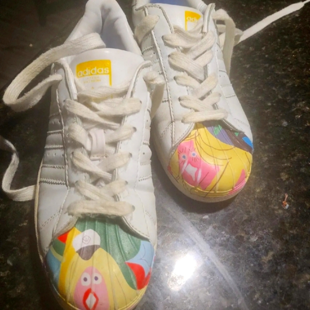 Adidas Pharrell Williams Sneakers  As IS PLEASE READ  Lace Up Todd James  RARE